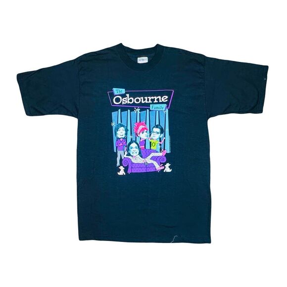 Vintage All Sport 2002 The Osbourne Family TV Promo Tee - Size Large